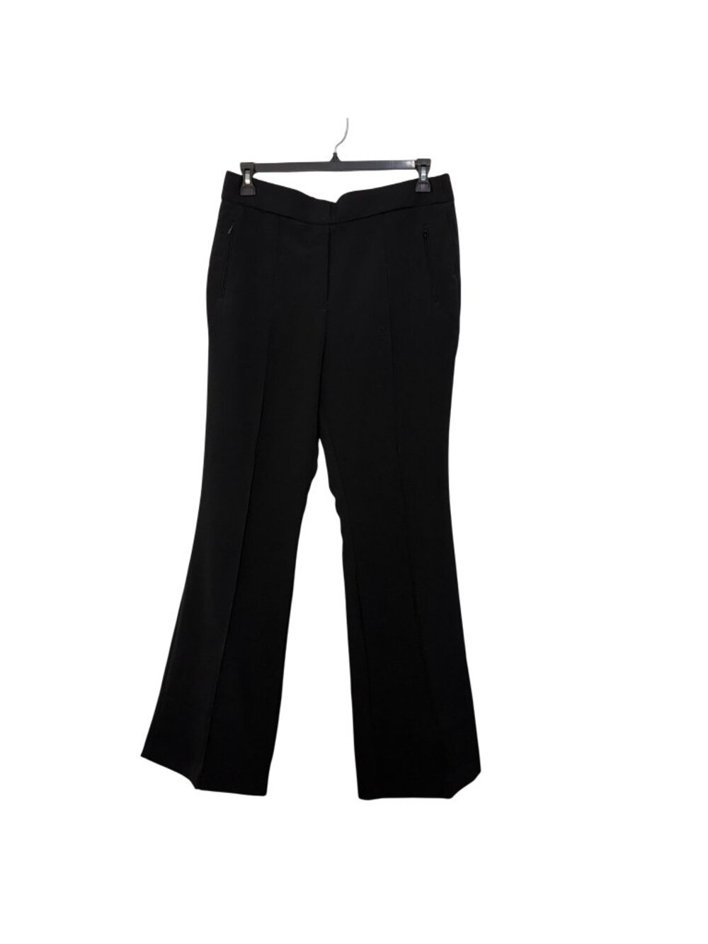The Limited Womens Black Pull-On Flare Pants Size 12 Tall- Elastic Waist